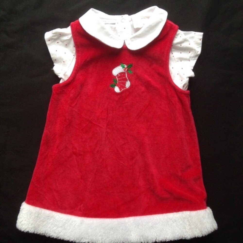 First Impressions 24 Month Red Christmas Dress